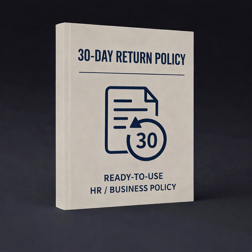 30-Day Return Policy