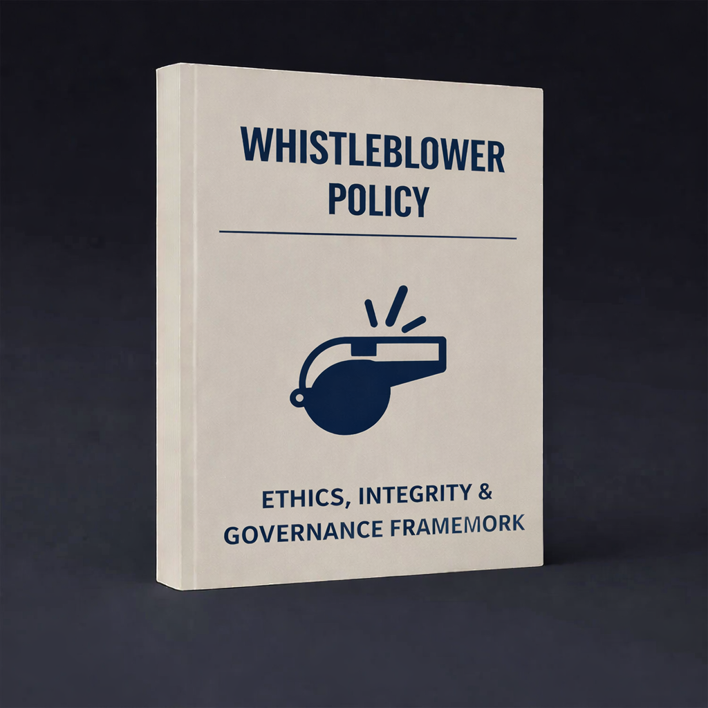 Whistleblower Policy – Ethics, Integrity & Governance Framework